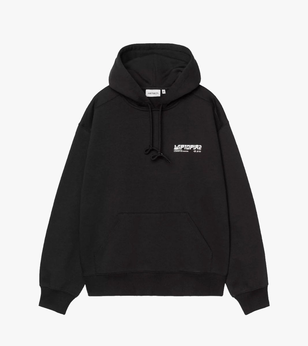 Black HOODED WIPTOPIA II SWEAT