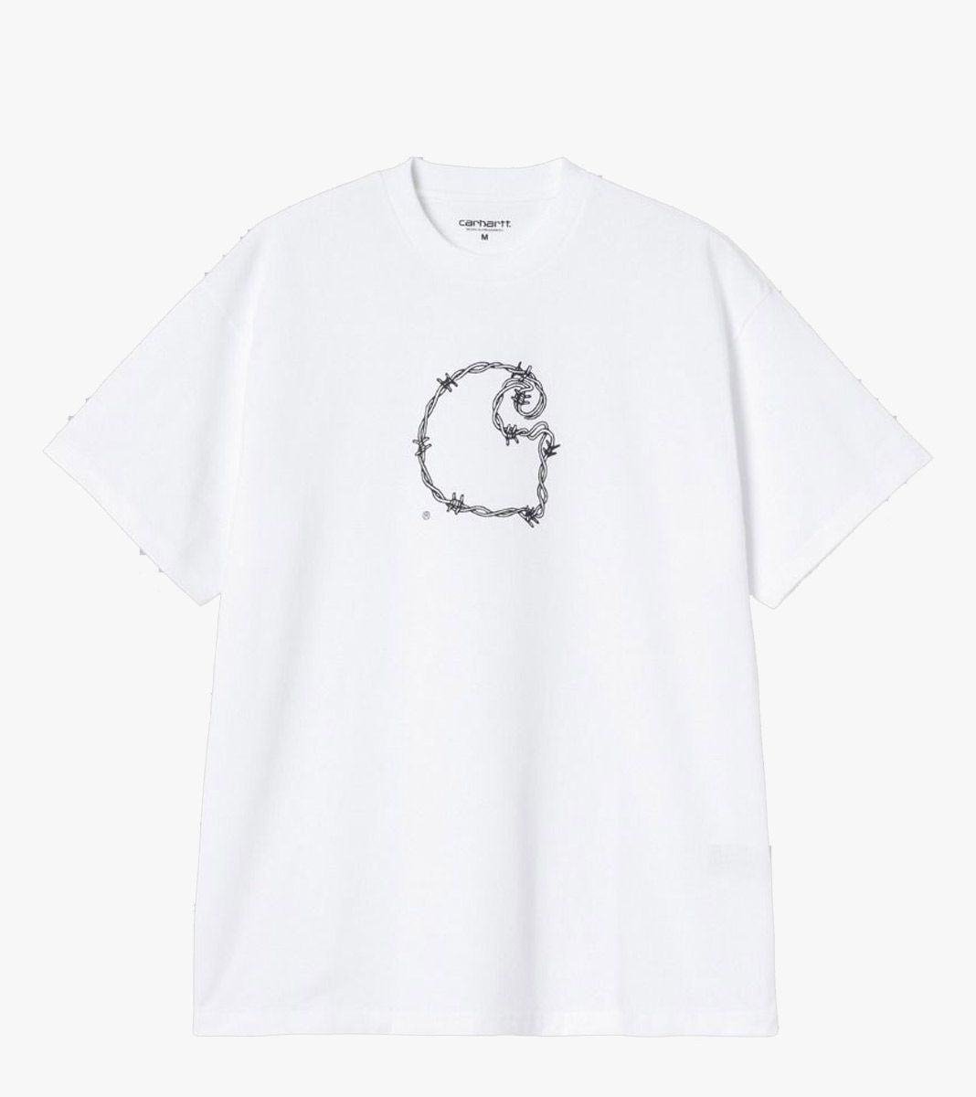 White S/S BARBWIRE C T-SHIRT