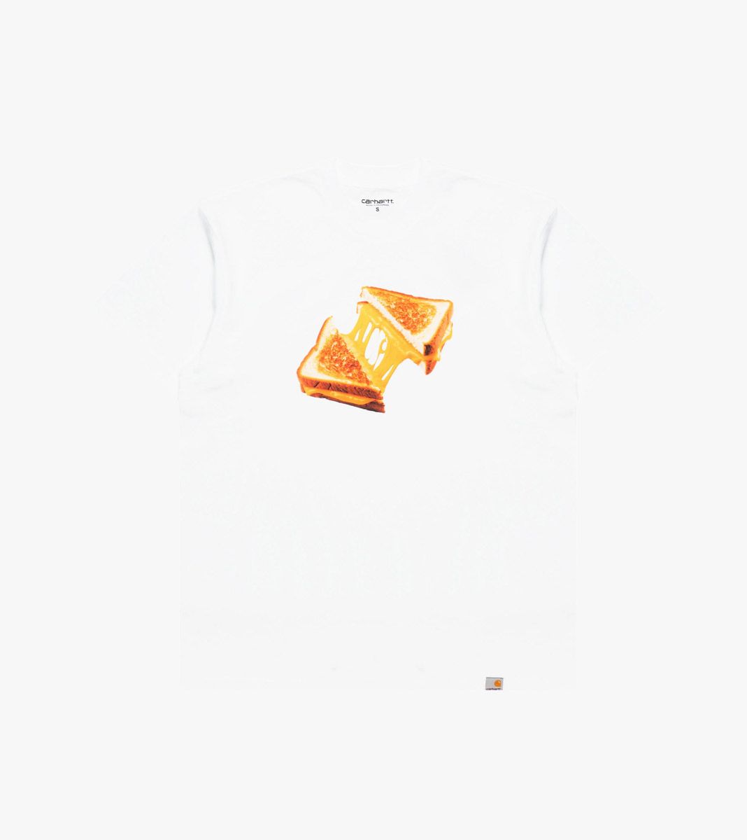 White S/S CHEESE TOAST T-SHIRT