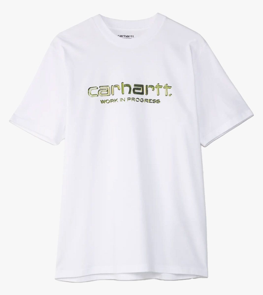 Valge S/s solar chrome script t-shirt