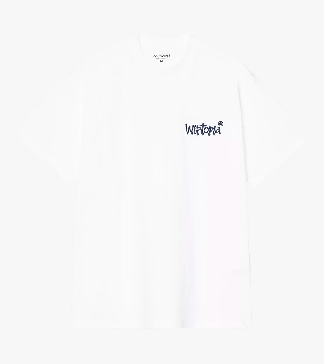White S/S WIPTOPIA SCRIPT T-SHIRT