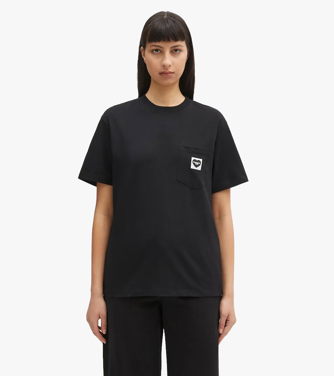 Black W´ S/S INVERTED CHARM T-SHIRT