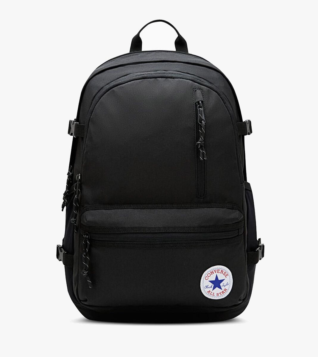 Svart Cam straight edge backpack