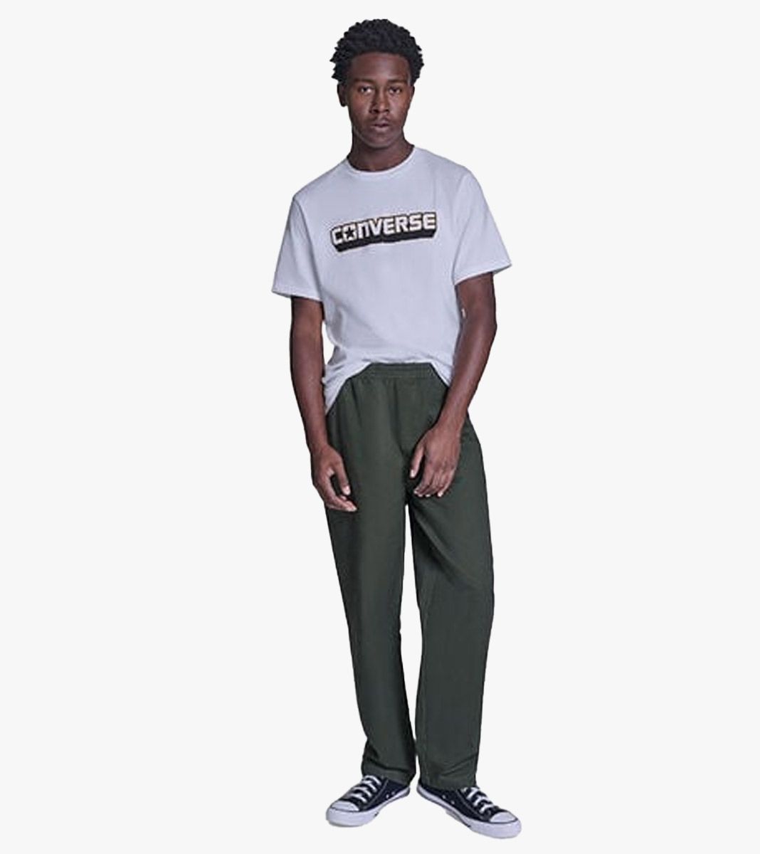 Pelēka HARTON STRAIGHT LEG PANT