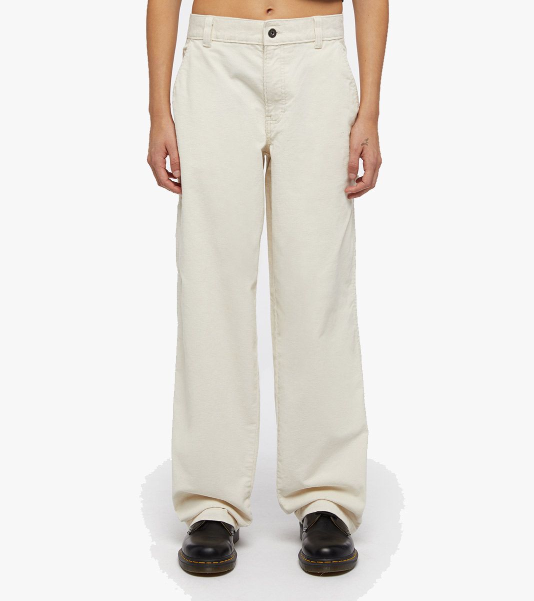 Valge Corduroy carpenter w