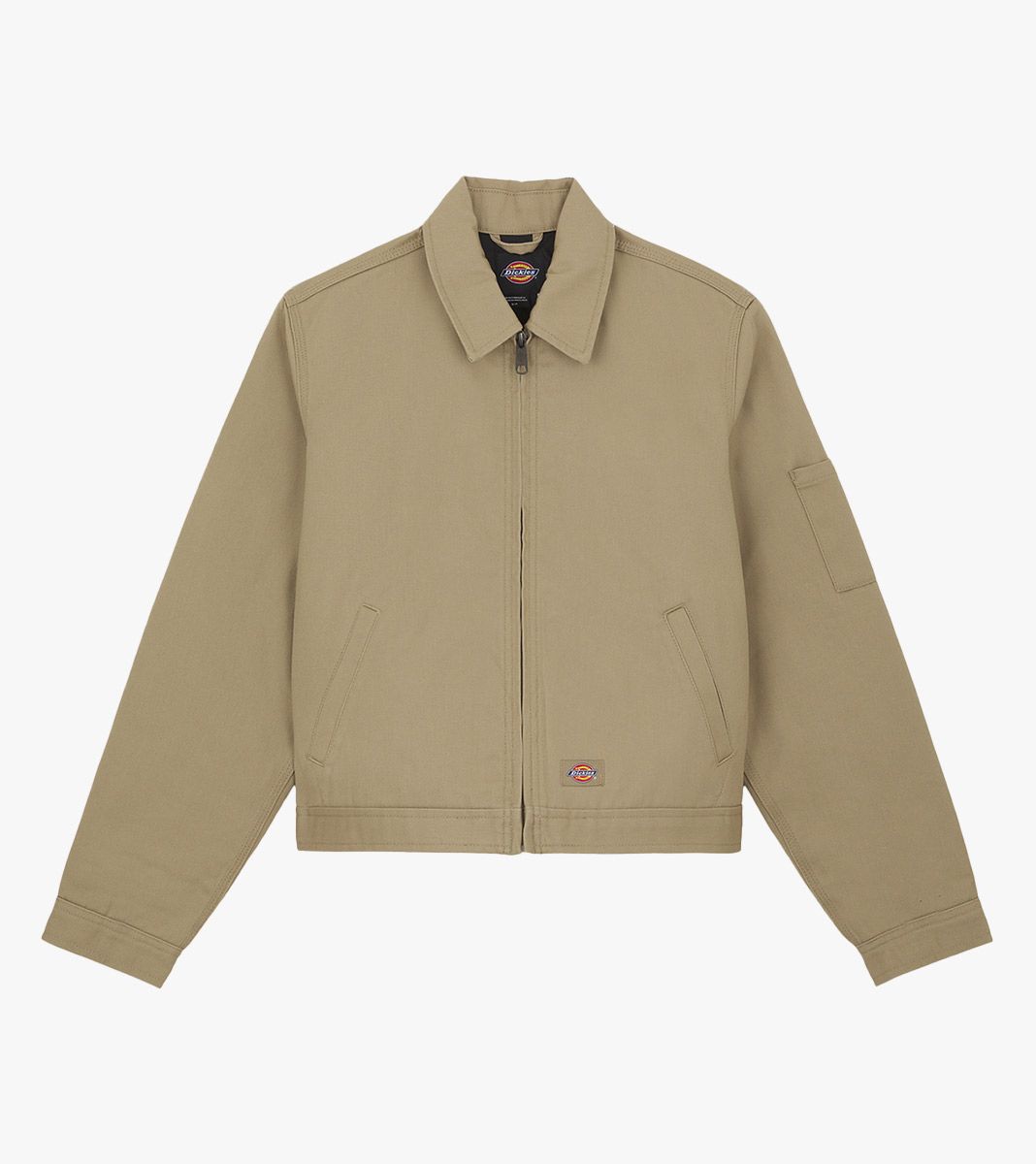 Beež Lined eisenhower crop w rec