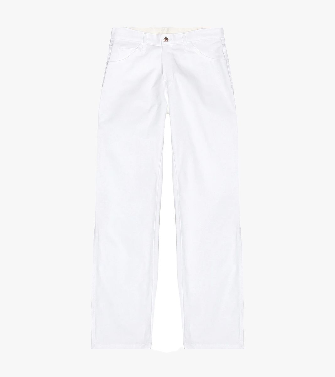 White M RELAXED FIT COTTON PAINTER´S PANT