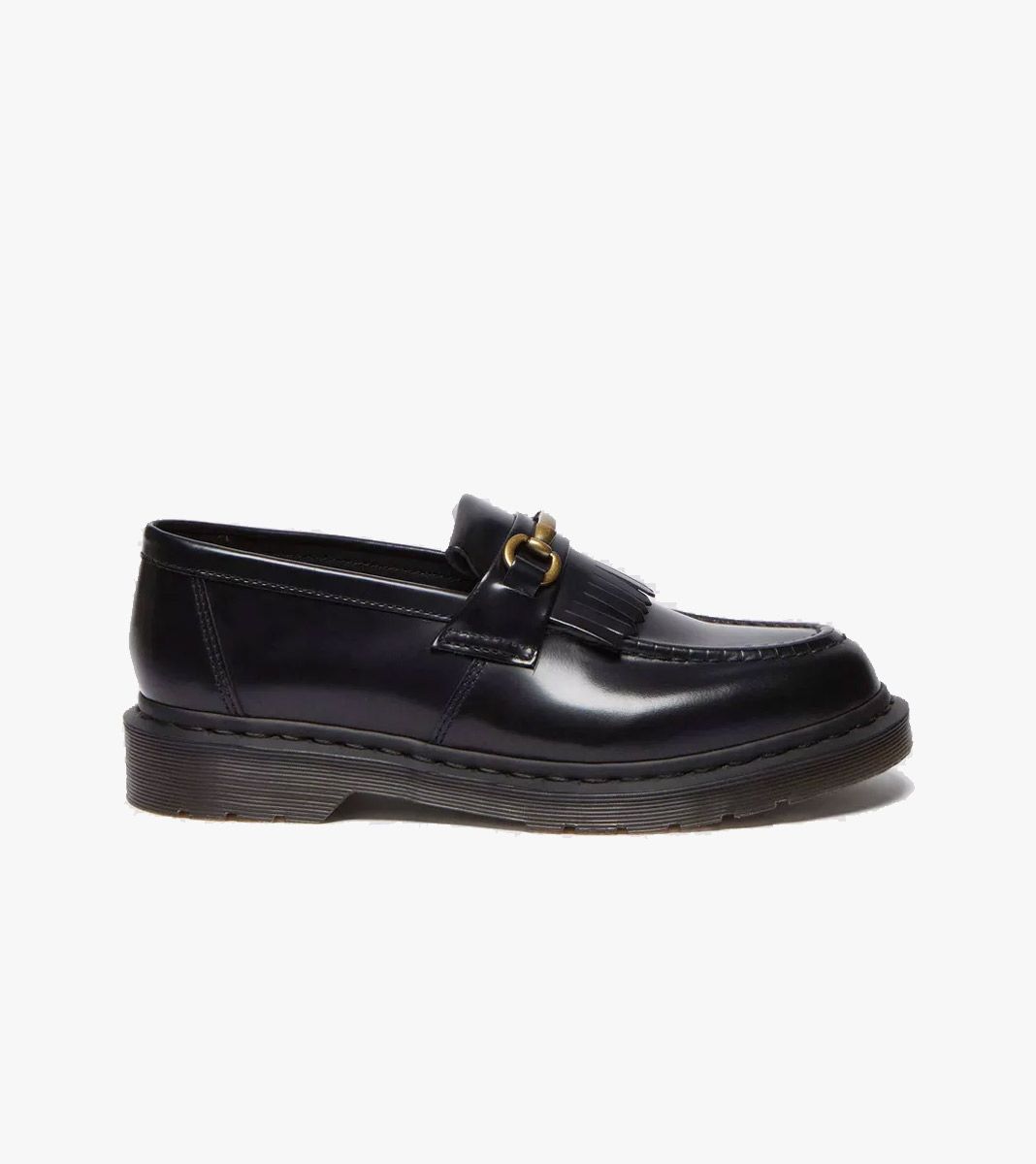 Melna ADRIAN SNAFFLE BLACK POLISHED SMOOTH