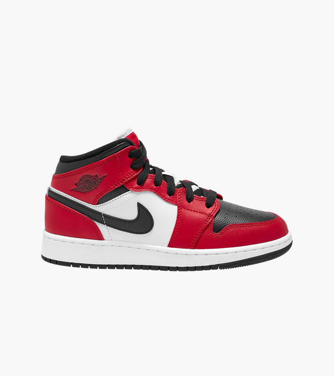 Rött Air jordan 1 mid gs