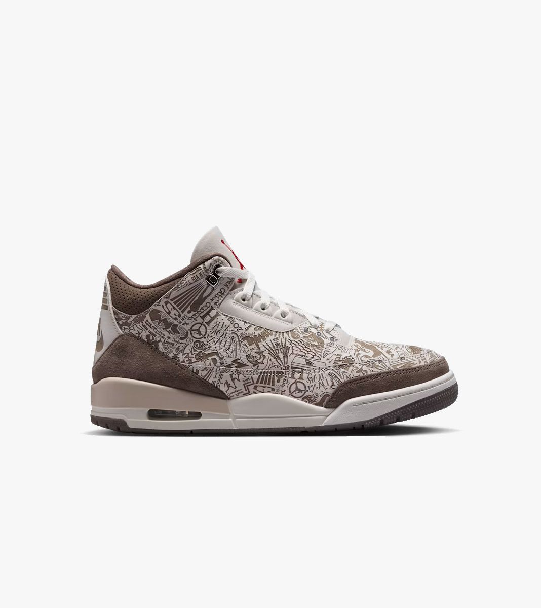 Black AIR JORDAN 3 RETRO LASER