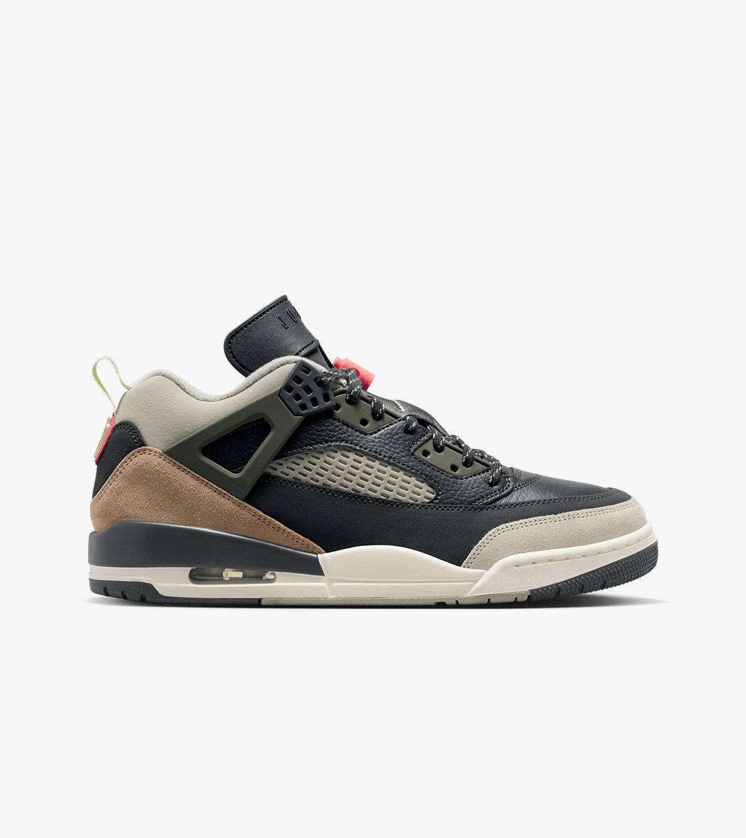 Svart Jordan spizike low