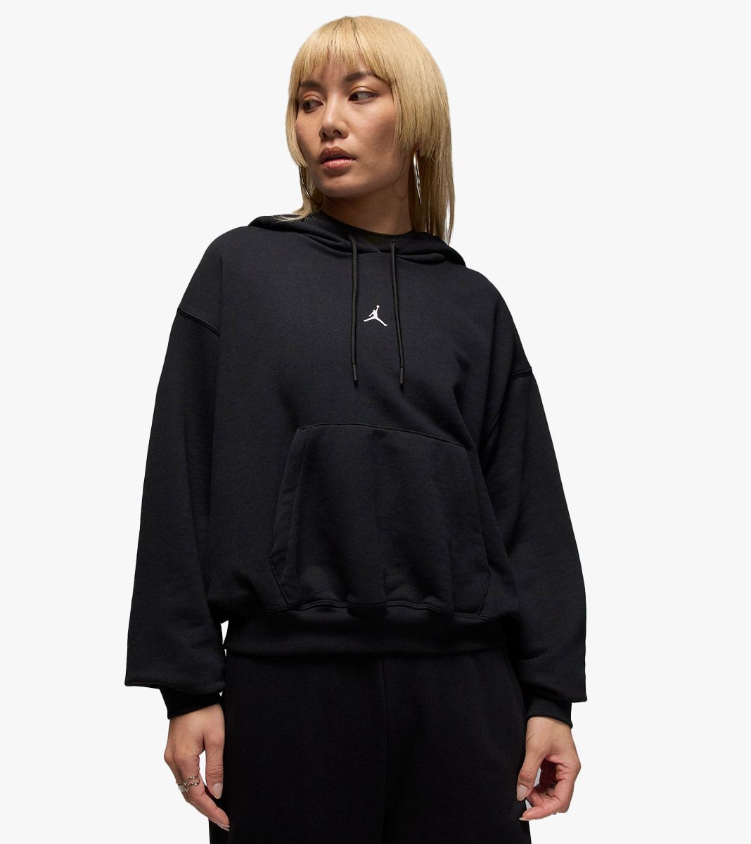 Svart W j spt df csvr flc hoodie