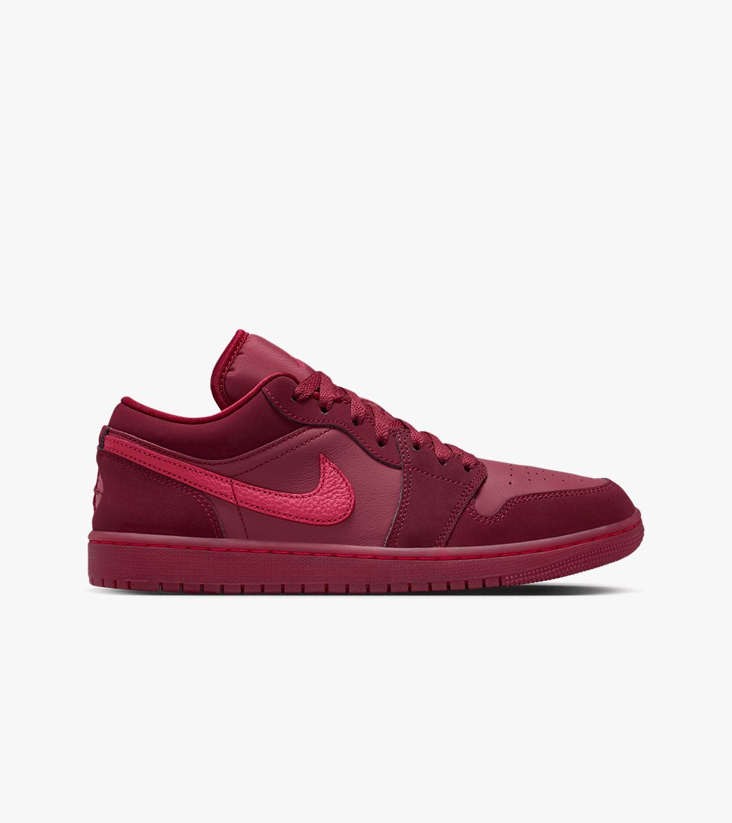 Rött Wmns air jordan 1 low se