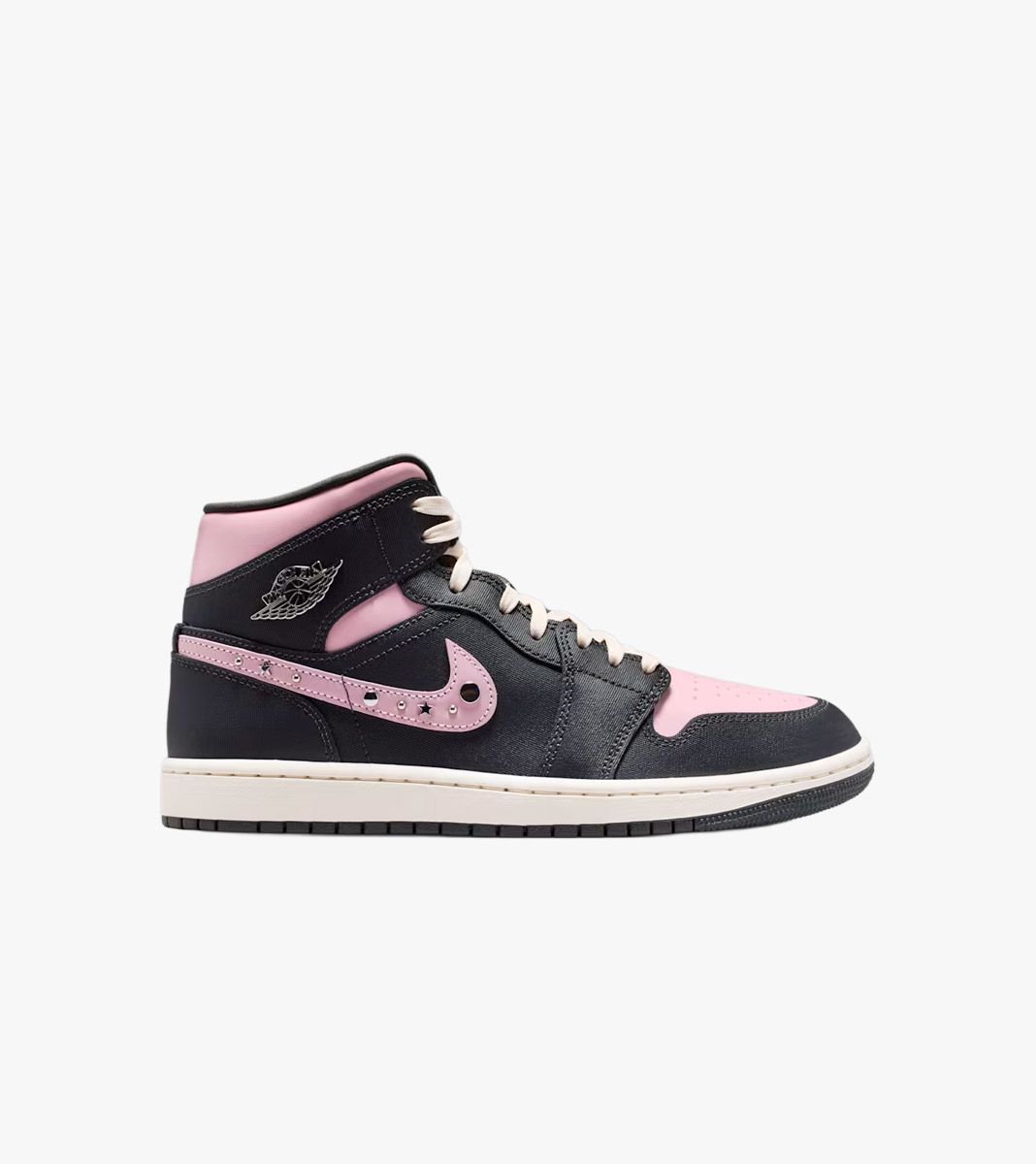Svart Wmns air jordan 1 mid se