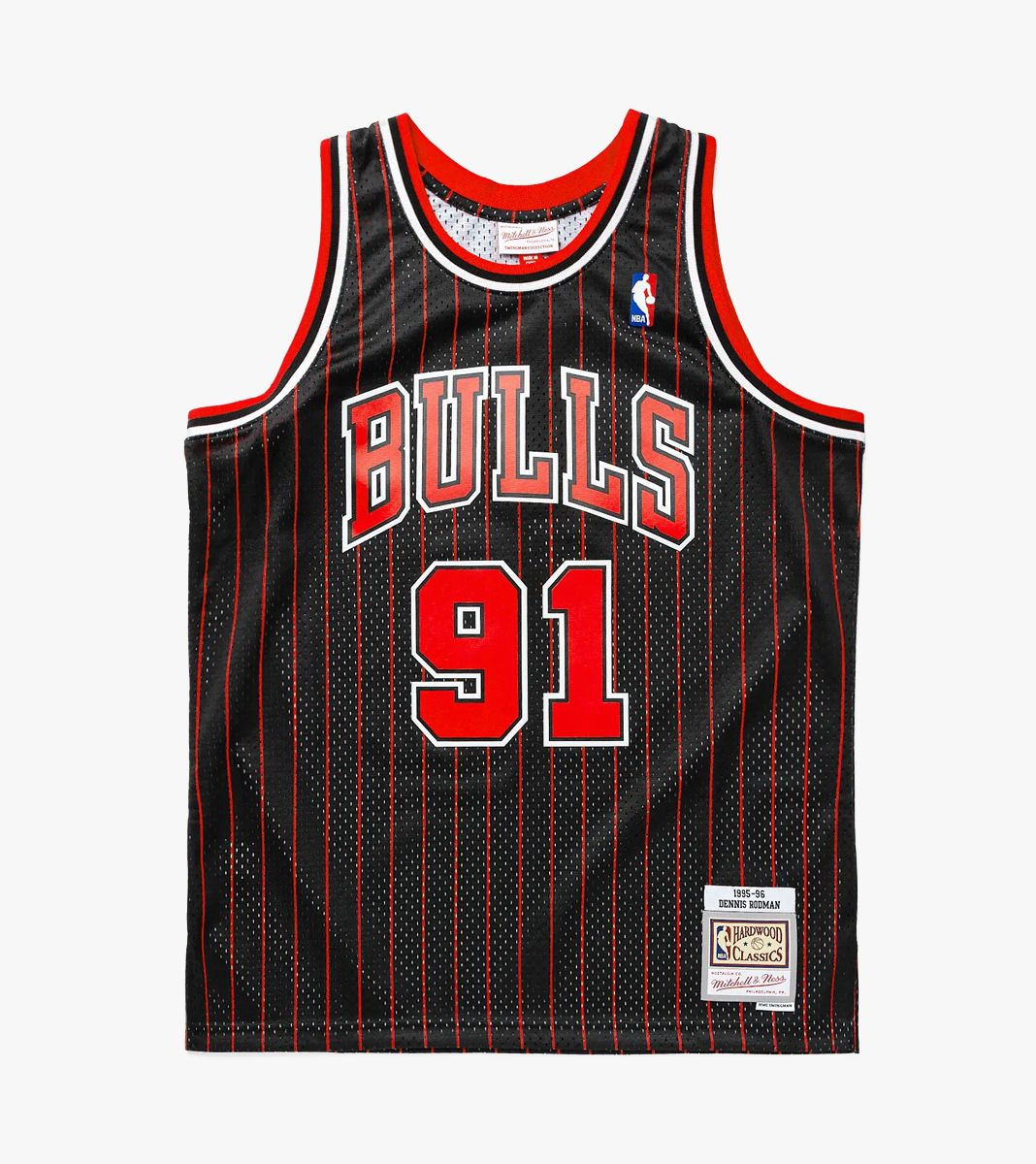 Nba swingman alternate jersey bulls 1995 dennis rodman Men's