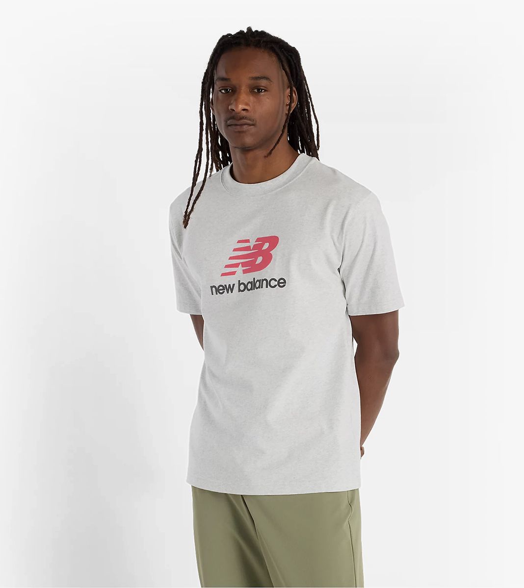 Grått Athletics logo t-shirt