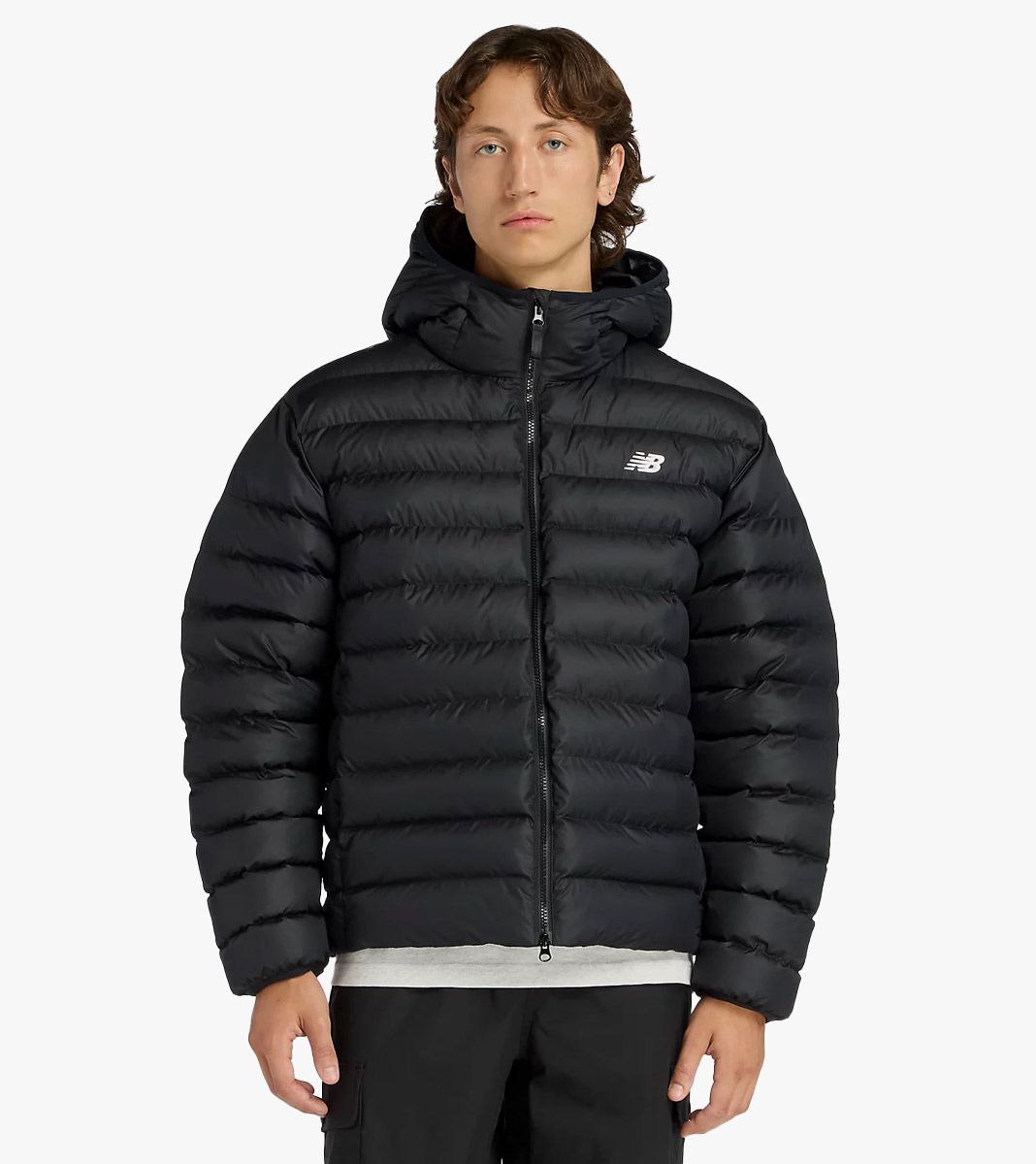 Musta HOODED PUFFER JACKET
