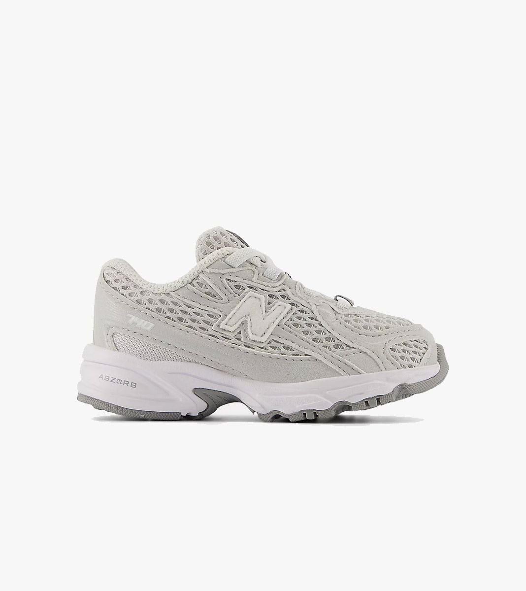 Grey NEW BALANCE 740 KIDS BUNGEE LACE