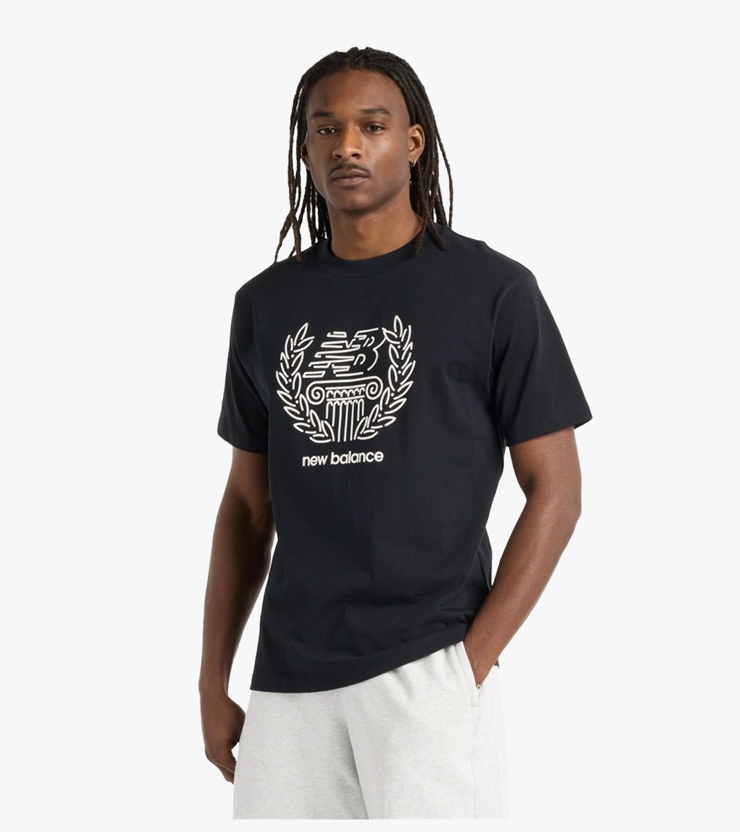 Juoda New balance x debut sculpture t-shirt