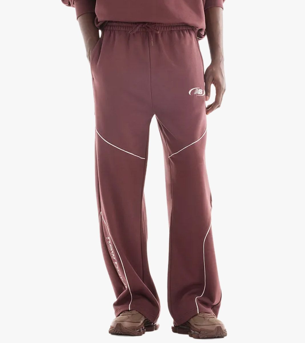 Punainen TRACKSIDE FRENCH TERRY PANT