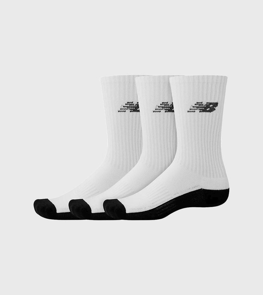 Valkoinen UNISEX RESPONSE PERFORMANCE CREW 3 PAIRS