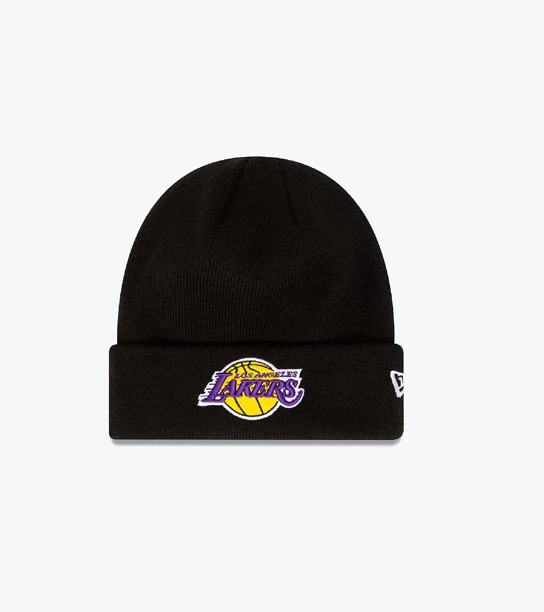 Svart Ess cuff beanie lakers