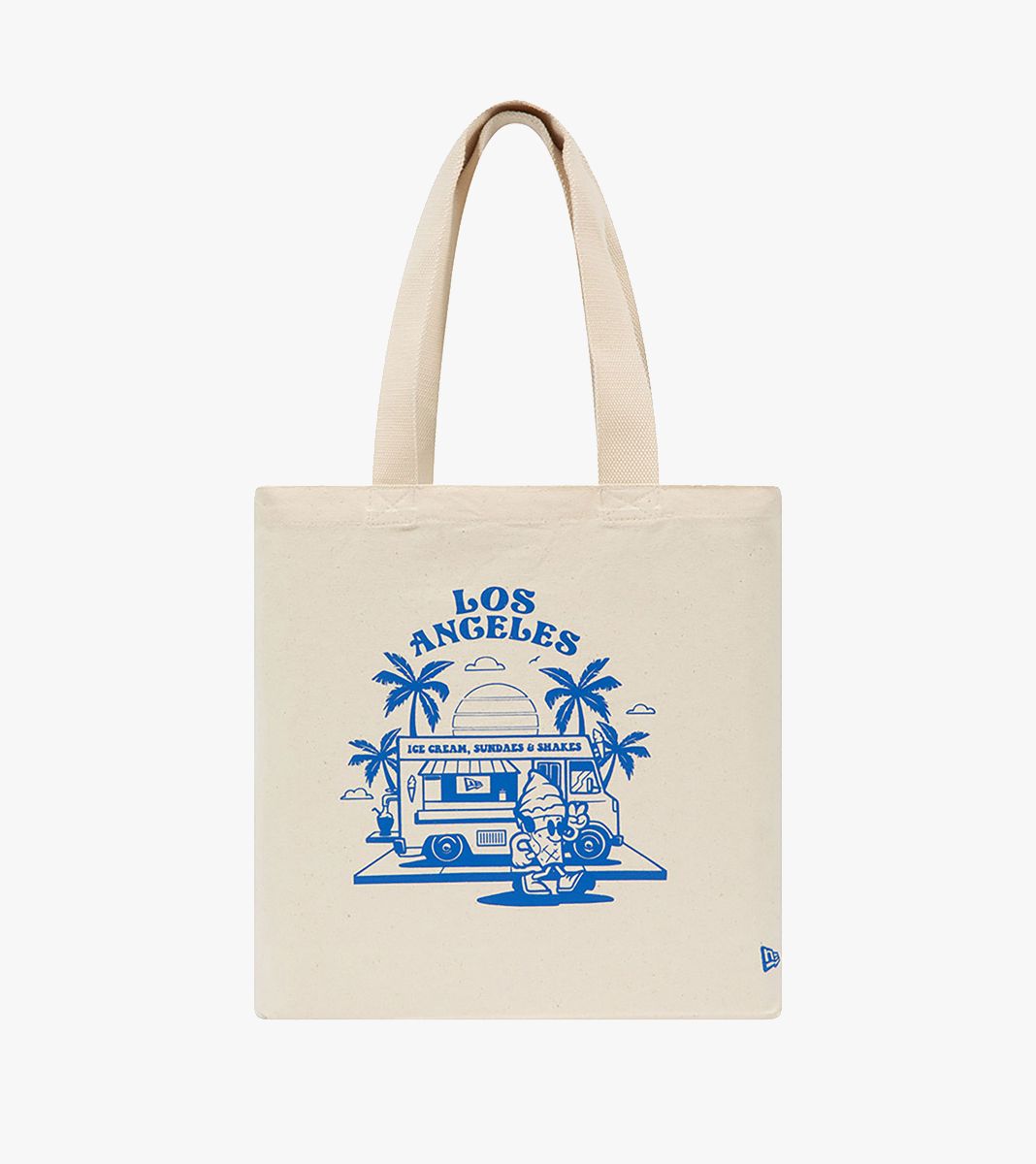 Beige NE GRAPHIC TOTE BAG