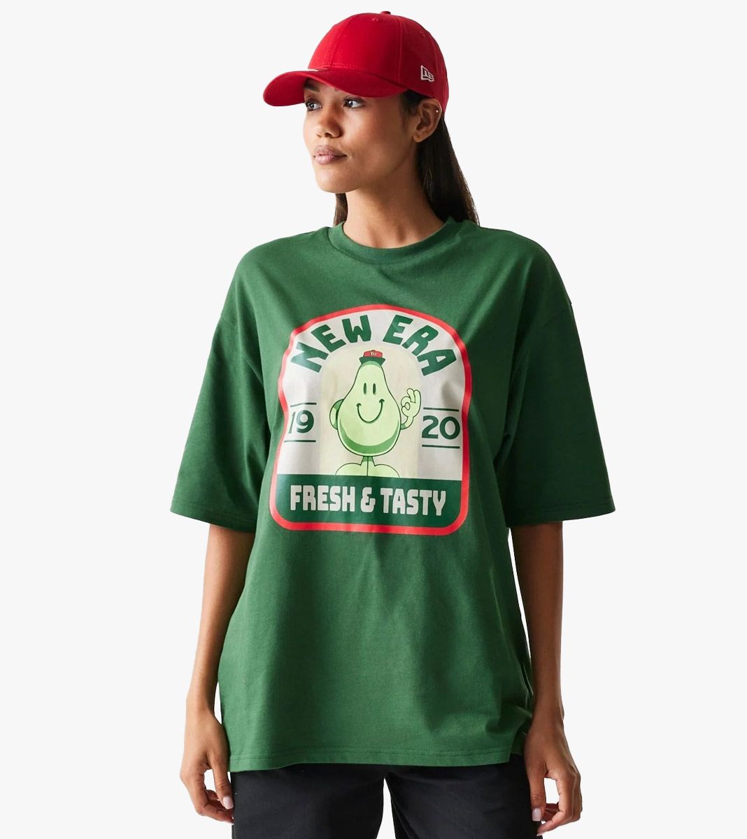 Vihreä NEW ERA FRUIT GRAPHIC OS TEE