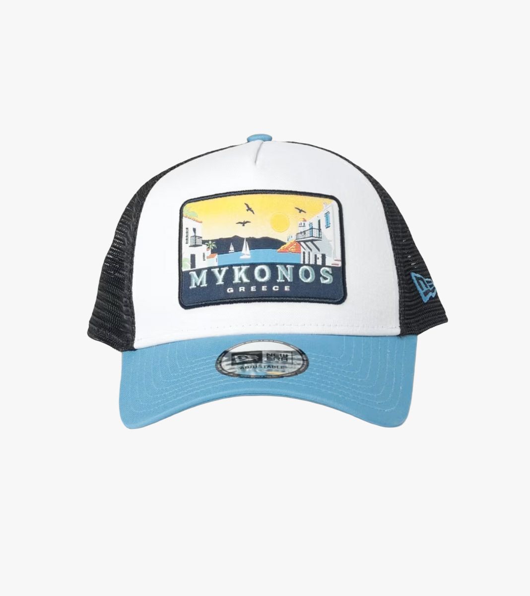 Blue NEW ERA LOCATION PATCH TRUCKER