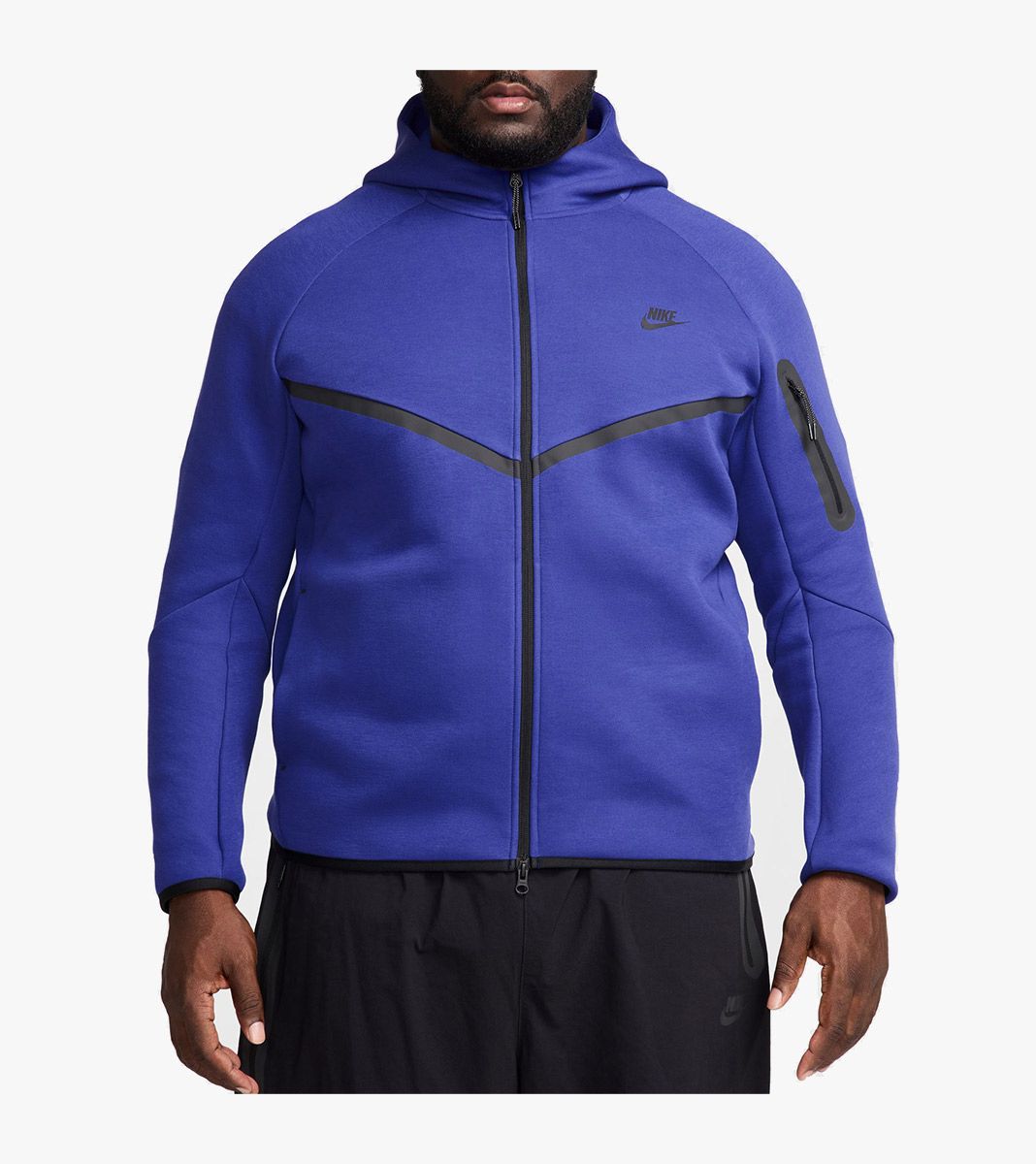 Sininen M NK TCH FLC FZ WR HOODIE