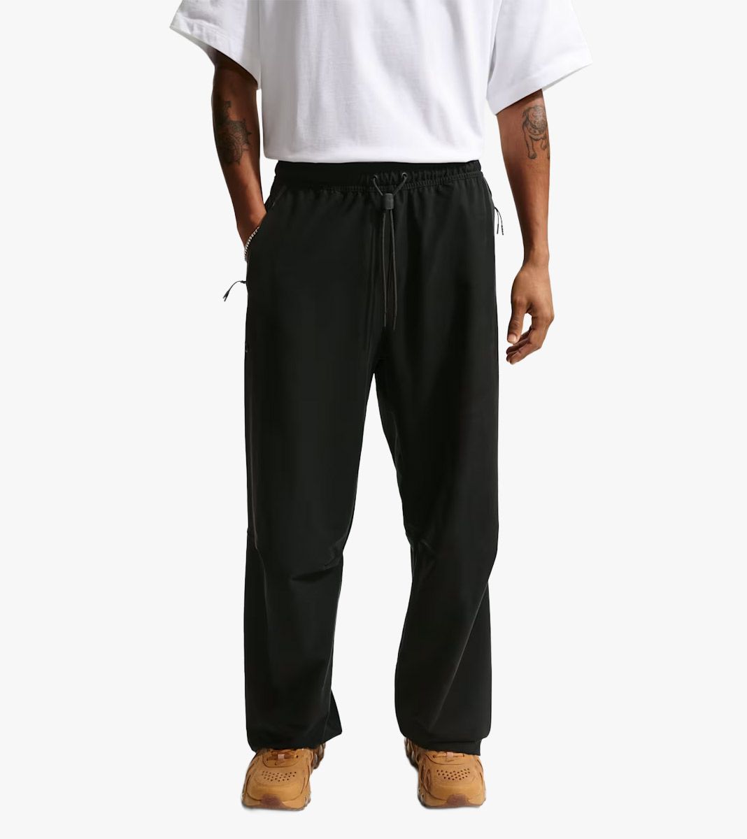 Svart M nk tch shori knit os pant
