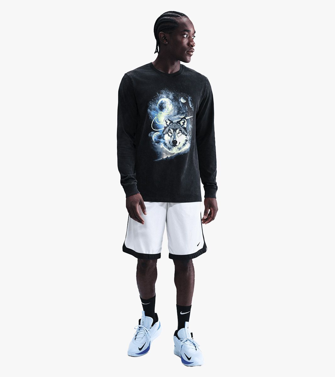 Svart M nk tee ls photo