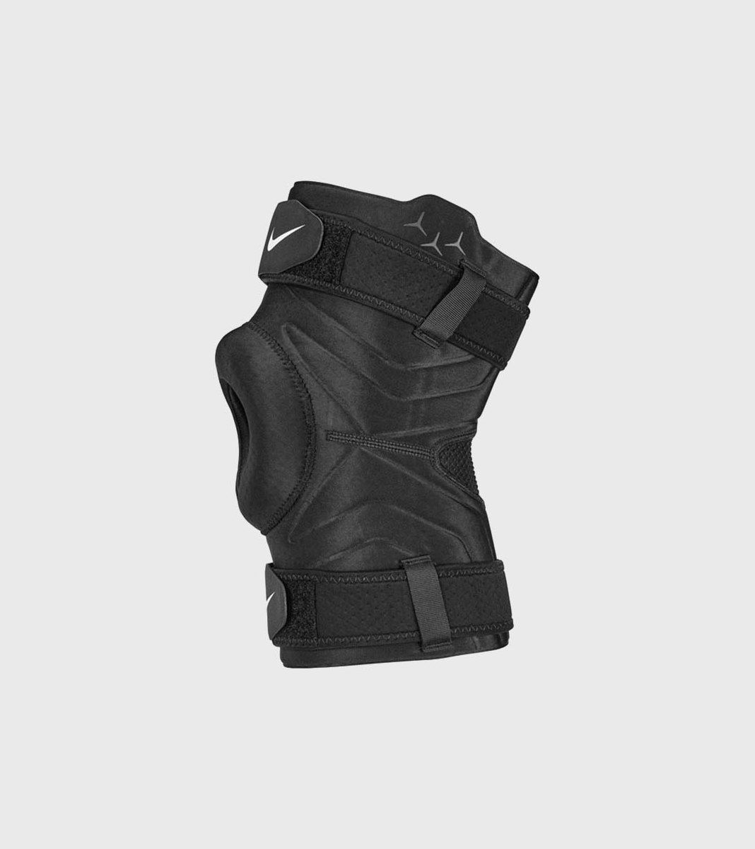Black NIKE PRO OPEN KNEE STRAP SLEEV