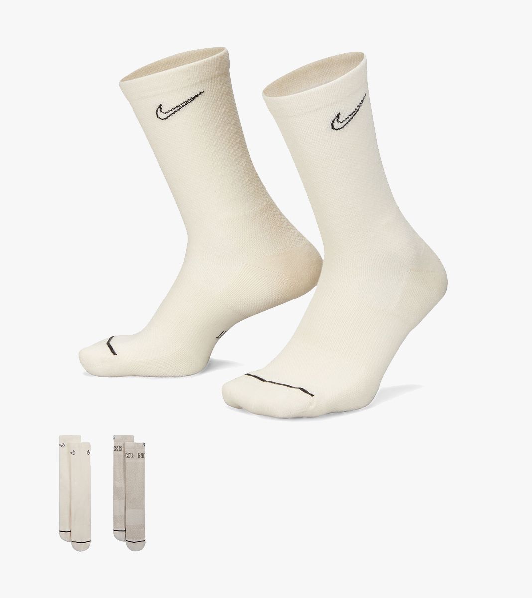 Beige U NK ED PERF CSH CRW 2P 168 UD