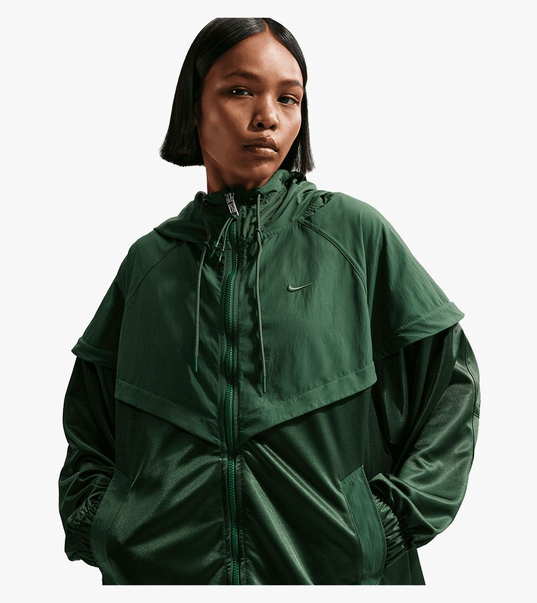 Žalia W nsw os hooded wr jkt mod