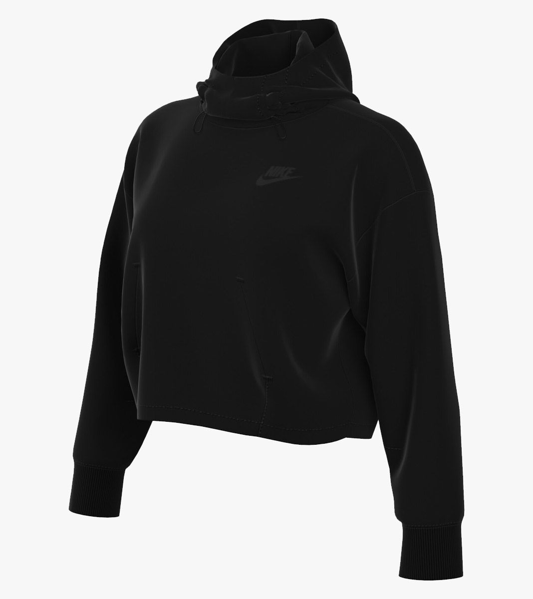 Svart Women´s nike sportswear tech fleece oversized hoodie