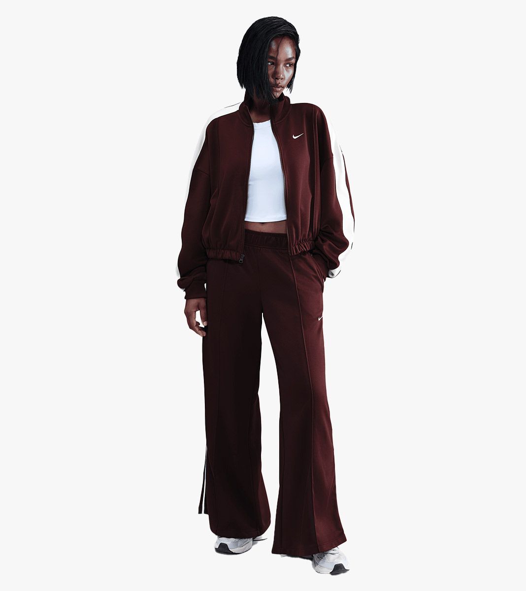 Raudona W nsw wide leg track pnt