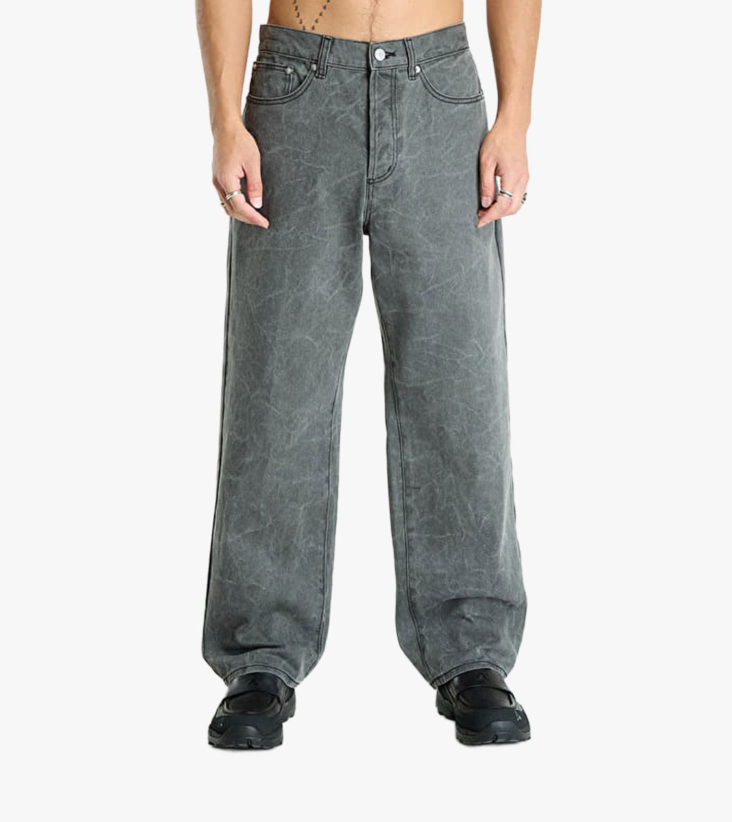 Krāsaina CLASSIC WRINKLE BAGGY DENIM