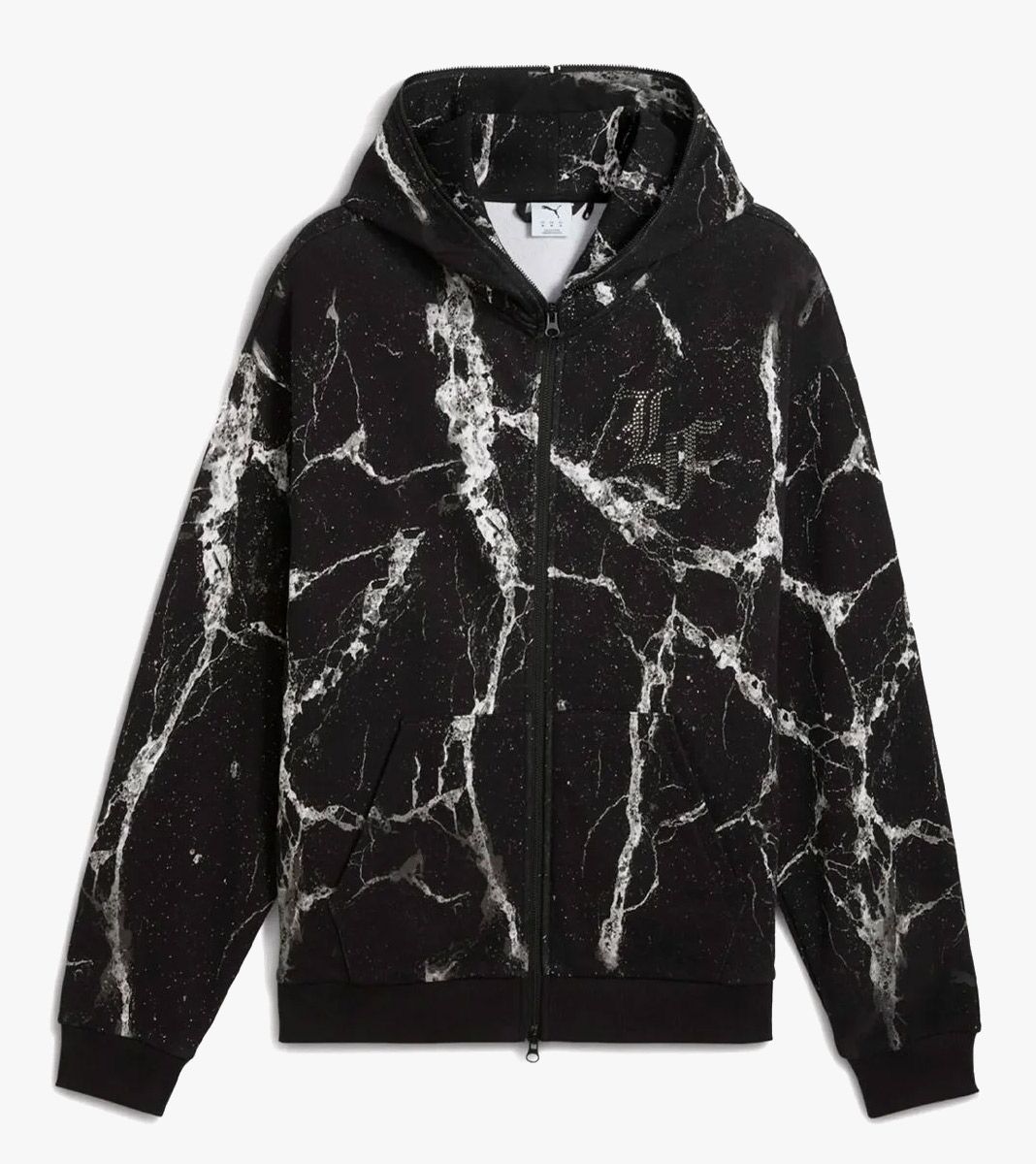 Must Hoops x lafrance written in chrome hoody