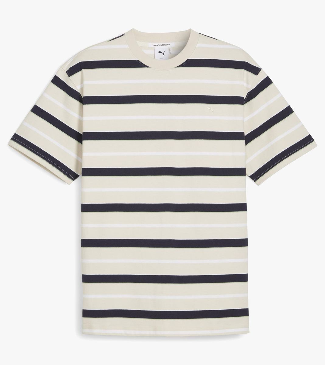 Valkoinen MMQ STRIPED TEE