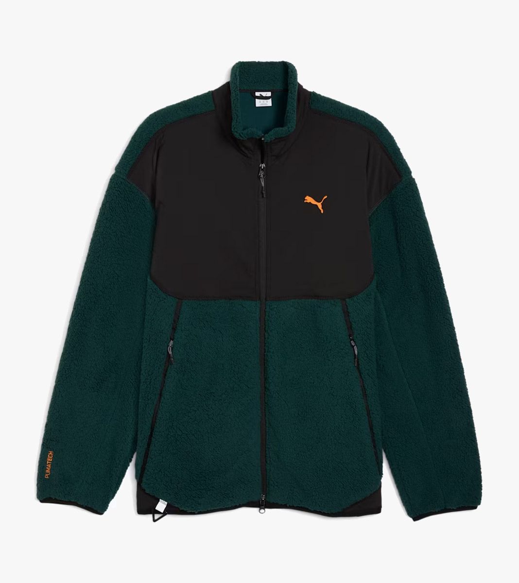 Grönt Pumatech soft tech relaxed sherpa jacket