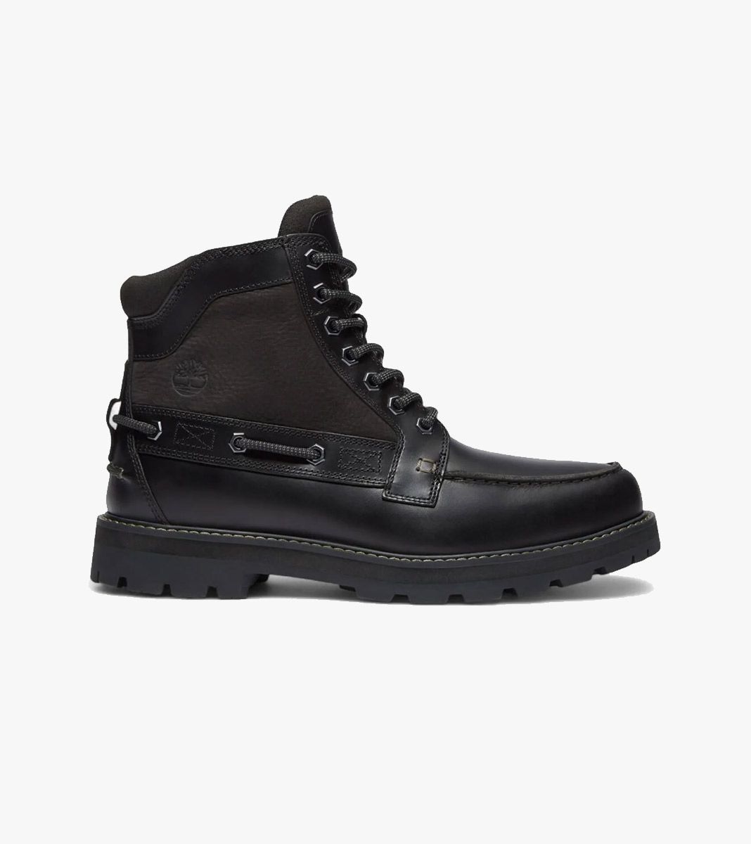 Svart Britton road mid lace up boot