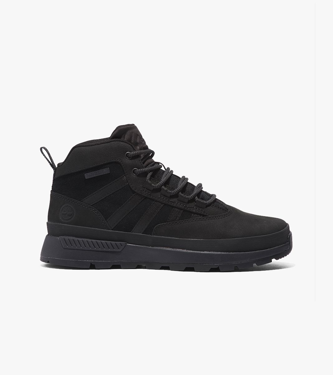Svart Eutk mid lace sneaker
