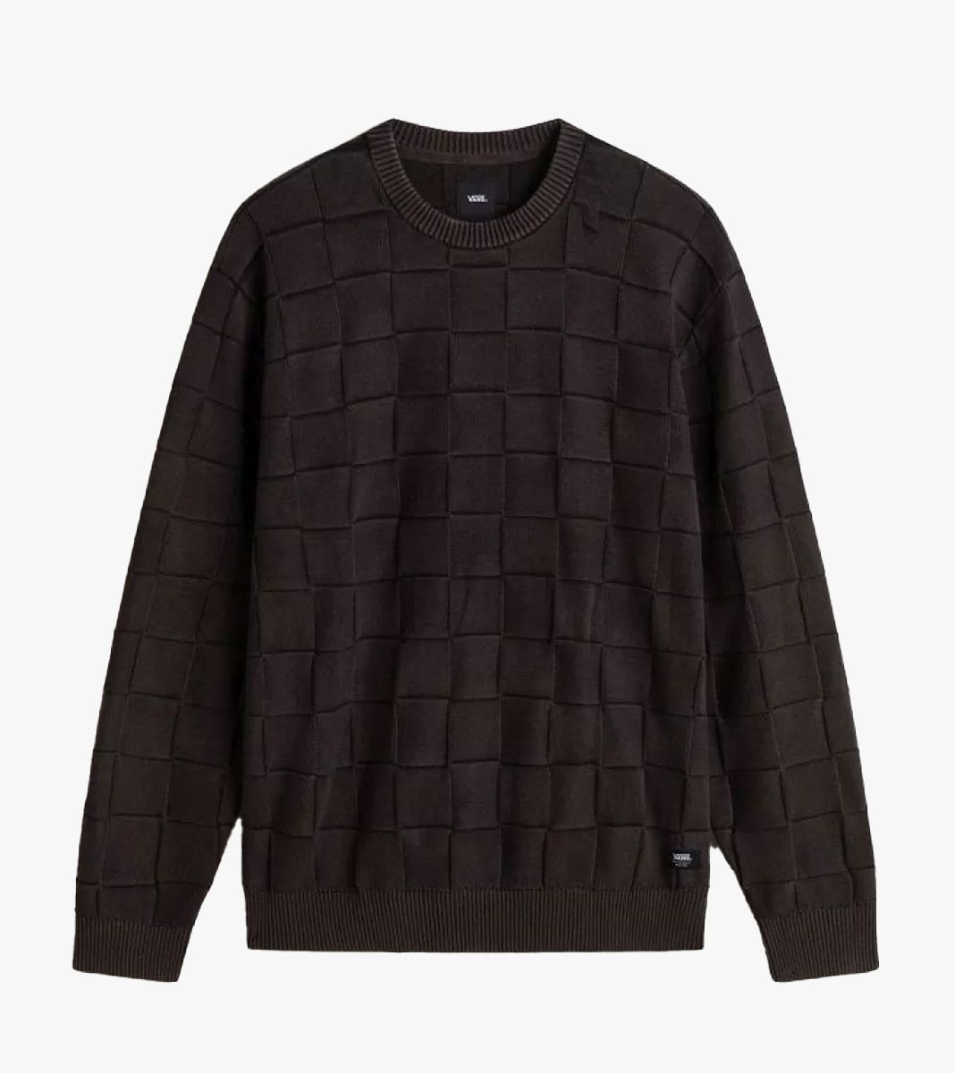 Musta ACID CHECK CREW SWEATER