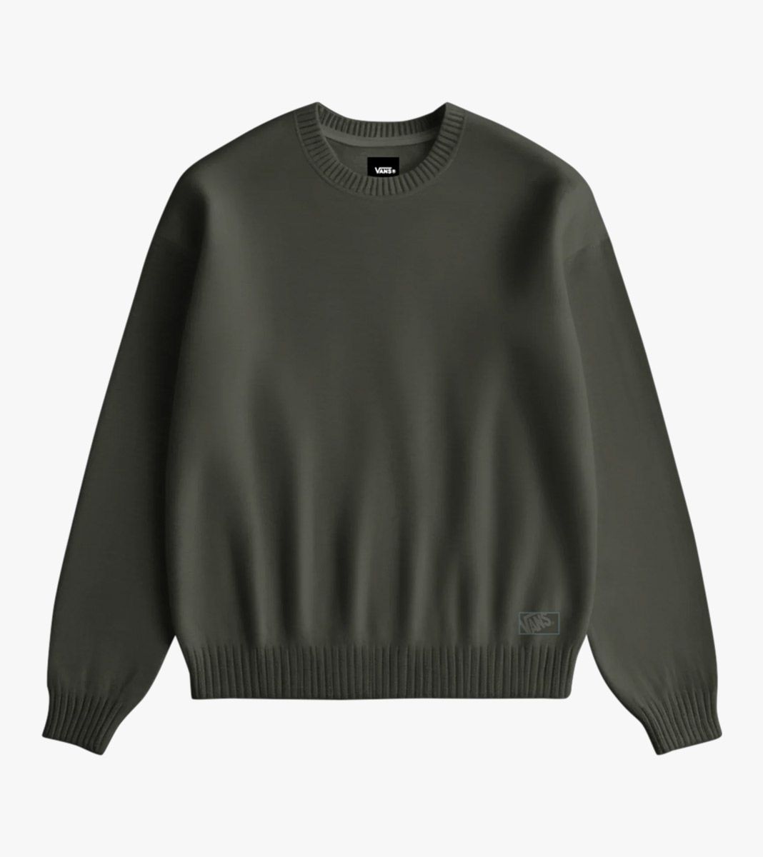Green LX SOLID CREW SWEATER