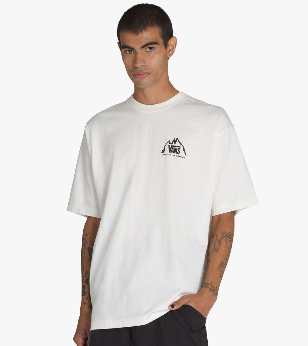 White MTE CRESTLINE SS TEE