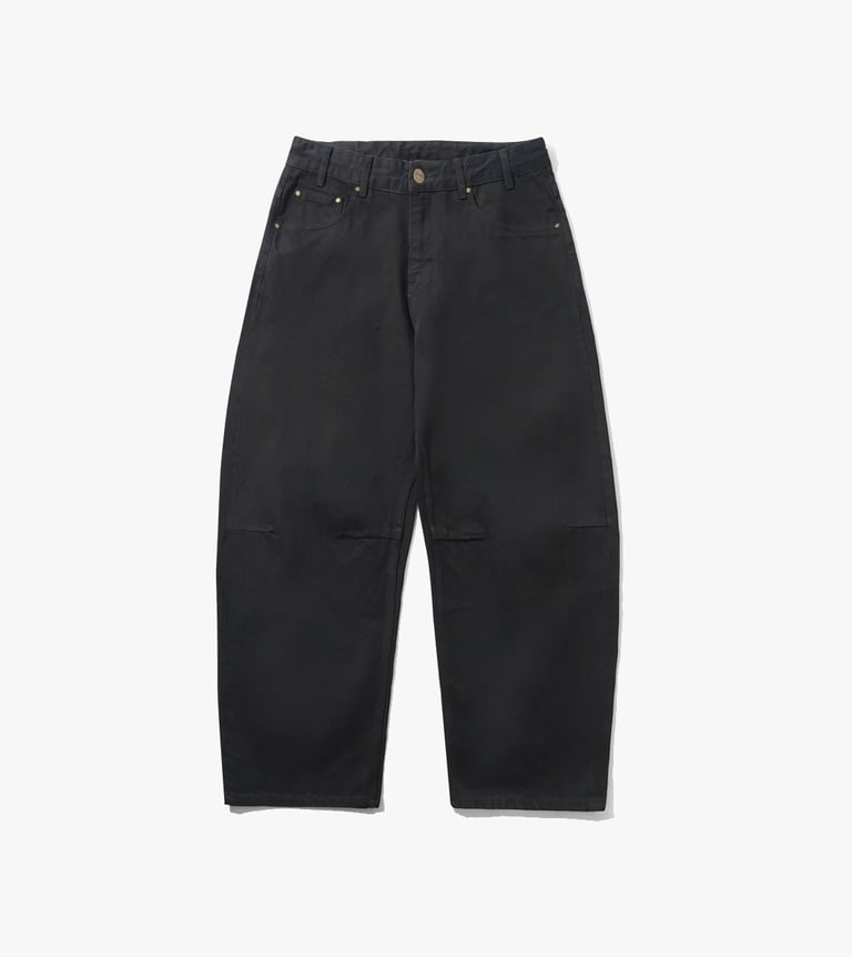 wide cut denim jeans