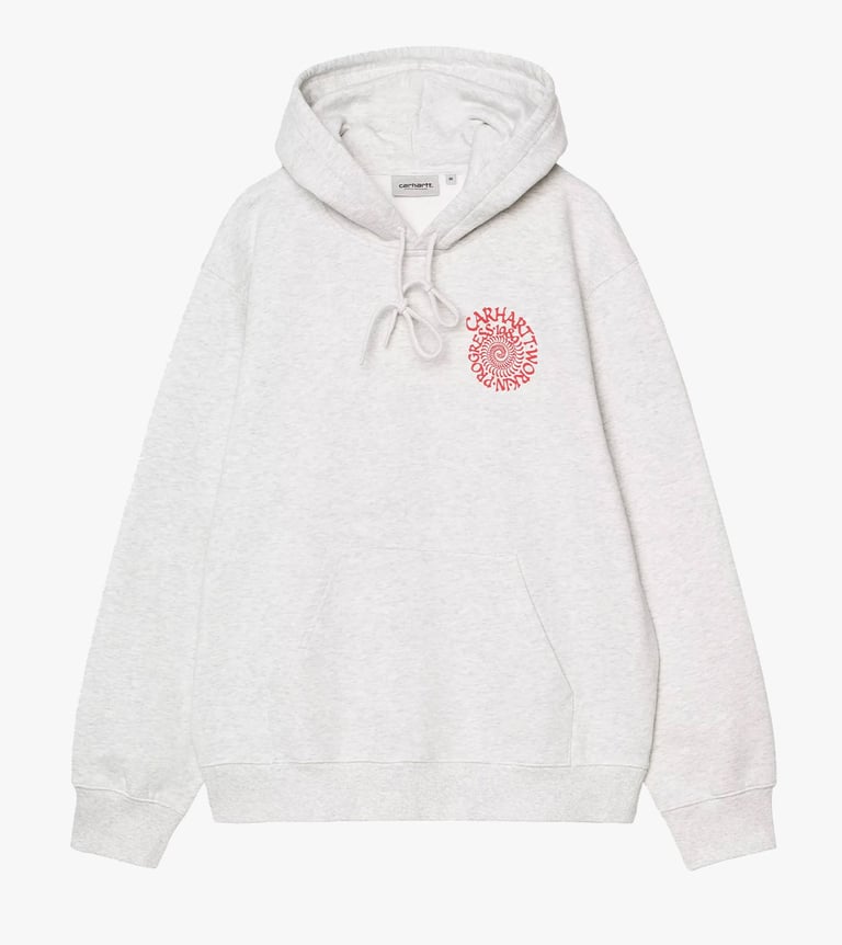 hooded spiral sweat