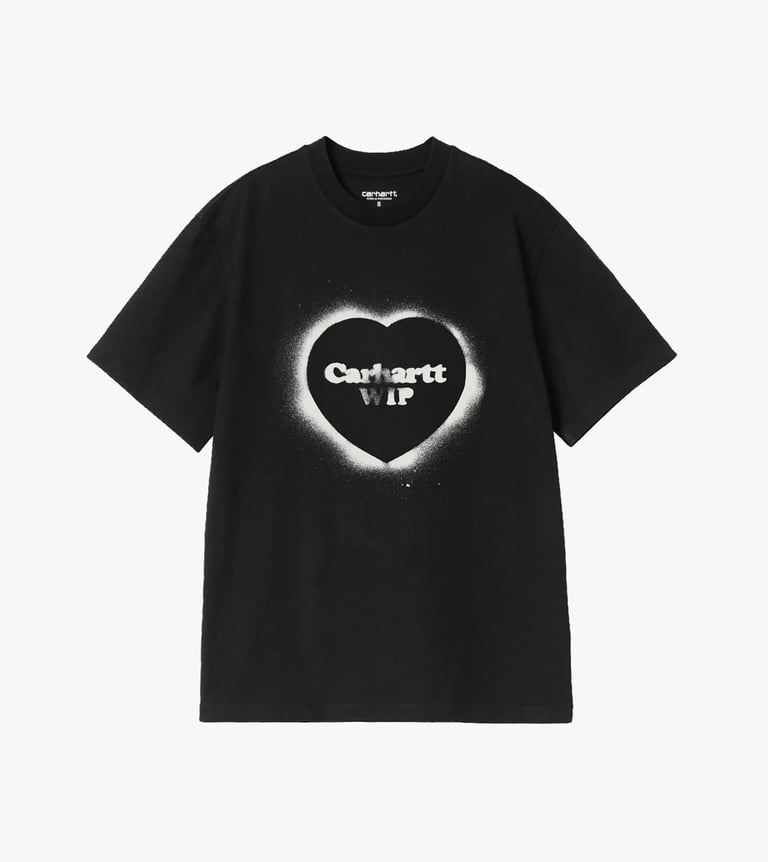 w´ s/s spray heart t-shirt