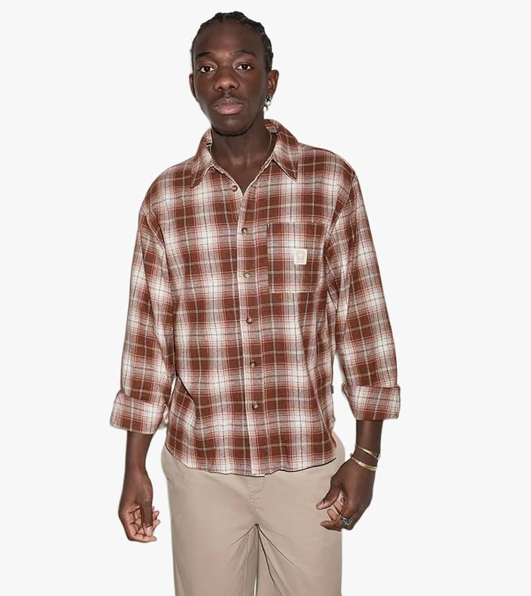 plaid work shirt